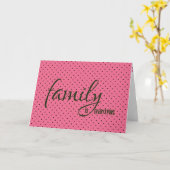 Carte Poins pour l'anniversaire de Step Maman (Fleur jaune)