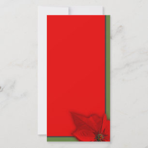 Carte Poinsettia