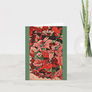 Carte Poinsettias