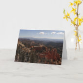 Carte Point de Farview dans le parc national de Bryce Ca (Fleur jaune)