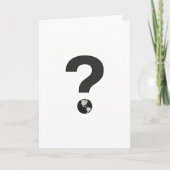 CARTE POINT D'INTERROGATIONK (Devant)