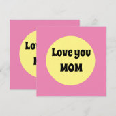 Carte Point jaune grand (Devant / Derrière)