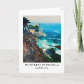 Carte Point Lobos Monterey Peninsula Californie Mer (Devant)