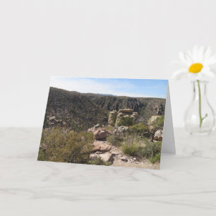Carte Point Massai du monument national de Chiricahua