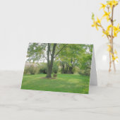 Carte Point réfléchi (Fleur jaune)