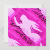 Carte pointant rose mermaid (Devant)