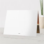 Carte Pointeur à poils durs Griffon Puppy Automne (Dos)