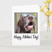 Carte pointeur allemand du jour de la mère (Fleur jaune)