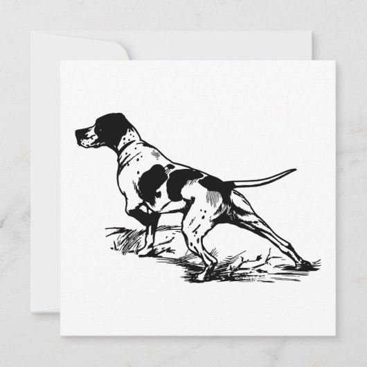 Carte Pointeur anglais (Devant)