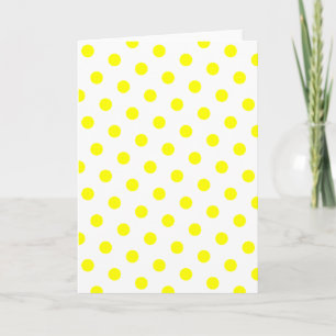Carte Points blancs et jaunes