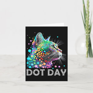 Carte Points colorés Amoureux des chats Joyeux maillots