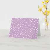 Carte Points Dalmatiens Lilac, Points Dalmatiens, Pots D (Fleur jaune)