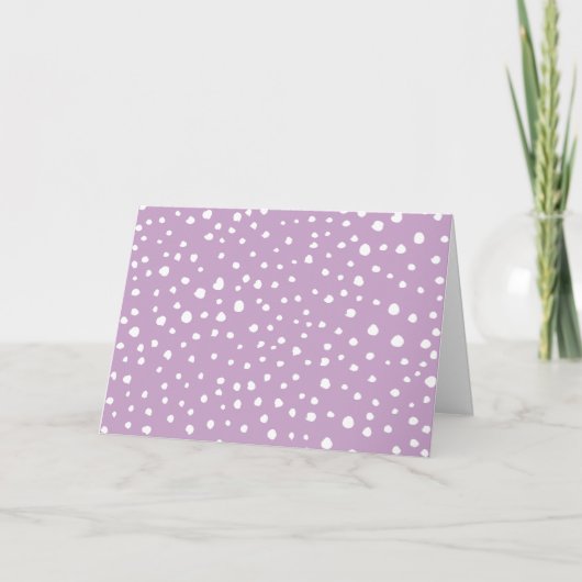 Carte Points Dalmatiens Lilac, Points Dalmatiens, Pots D (Devant)