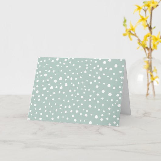 Carte Points Dalmatiens verts, Points Dalmatiens, Pots D (Fleur jaune)