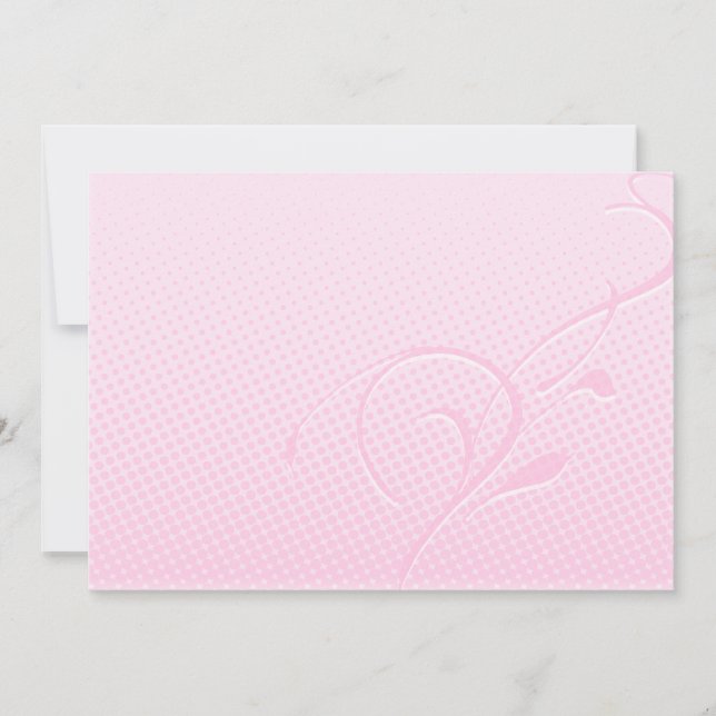 Carte Points fleuris et roses (Devant)