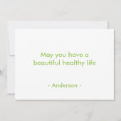 Carte Points verts plats et Motif ovale (Devant)