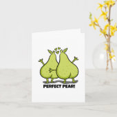 Carte Poire Parfaite (Fleur jaune)