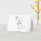 Carte Pois doux (Fleur jaune)