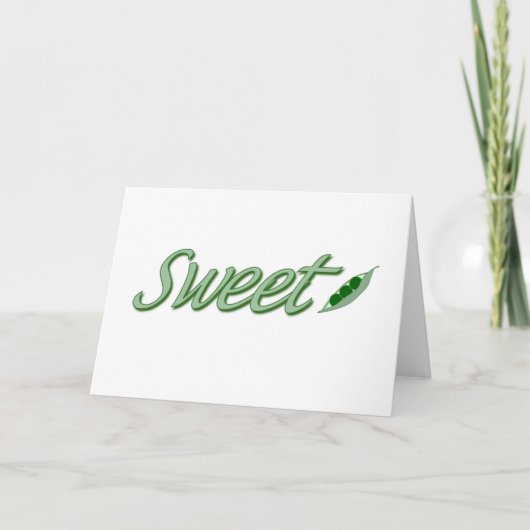 Carte Pois doux (Devant)
