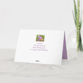 Carte Pois Doux Et Chutes De Pluie Anniversaire (Dos)