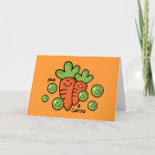 Carte Pois Et Carottes (Devant)