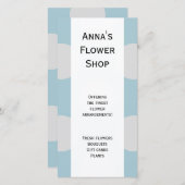 Carte Pois, Motif à points Polka, points, bleu, gris (Devant / Derrière)