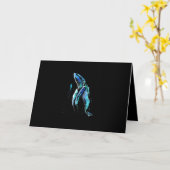 Carte Poison de Whale Swimming Diving (Fleur jaune)