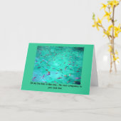 Carte Poisson (Fleur jaune)