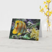 Carte Poisson (Fleur jaune)