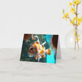 Carte Poisson (Fleur jaune)