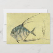 Carte Poisson Alectis indicus, Carangue à trois épines v (Devant)