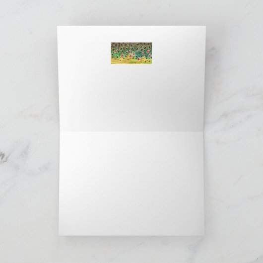 Carte Poisson Brown à la truite (Intérieur)