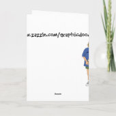 Carte Poisson d'anniversaire tardif (Dos)