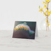 Carte Poisson de montagne (Fleur jaune)