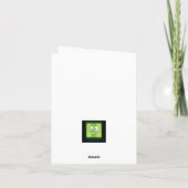 Carte Poisson De Nouilles Joyeux Anniversaire ! (Dos)