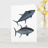 Carte Poisson de thon (Fleur jaune)