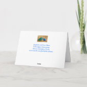 Carte Poisson D'Épée Et Verre De Mer Anniversaire (Dos)