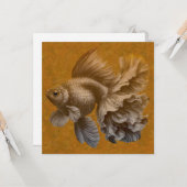 Carte Poisson d'or (Devant/Arrière en situation)