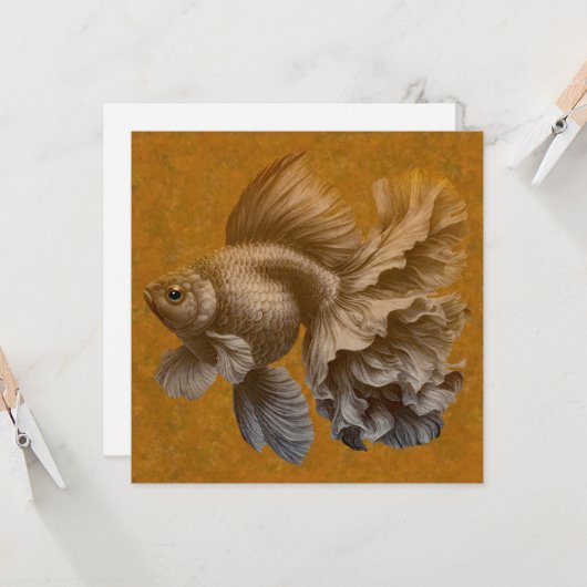 Carte Poisson d'or (Devant/Arrière en situation)