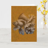 Carte Poisson d'or (Fleur jaune)