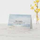 Carte poisson étoile de mer (Fleur jaune)