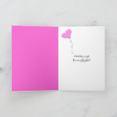 Carte Poisson étoilé et tongs roses pour 69e anniversair (Intérieur)