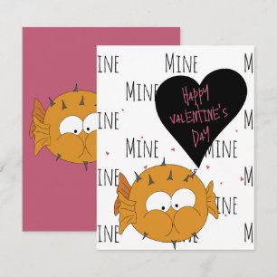 Carte Poisson Gonflable Drôle Mignon “T’es Super” Jeu de