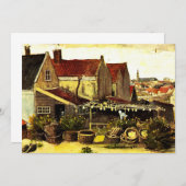 Carte Poisson Grange de séchage par Vincent van Gogh (Devant / Derrière)