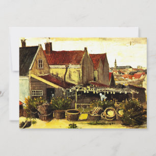 Carte Poisson Grange de séchage par Vincent van Gogh
