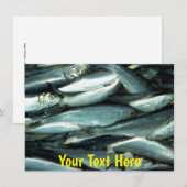 Carte poisson personnalisable (Devant / Derrière)