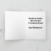 Carte Poisson Poisson Melon Cute 10e Anniversaire (Intérieur)