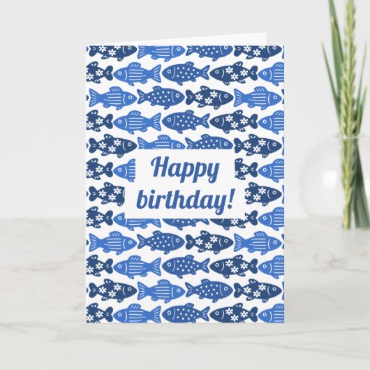 Carte Poissons (Devant)