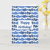 Carte Poissons (Fleur jaune)
