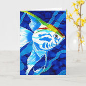 Carte Poissons 09 (Fleur jaune)